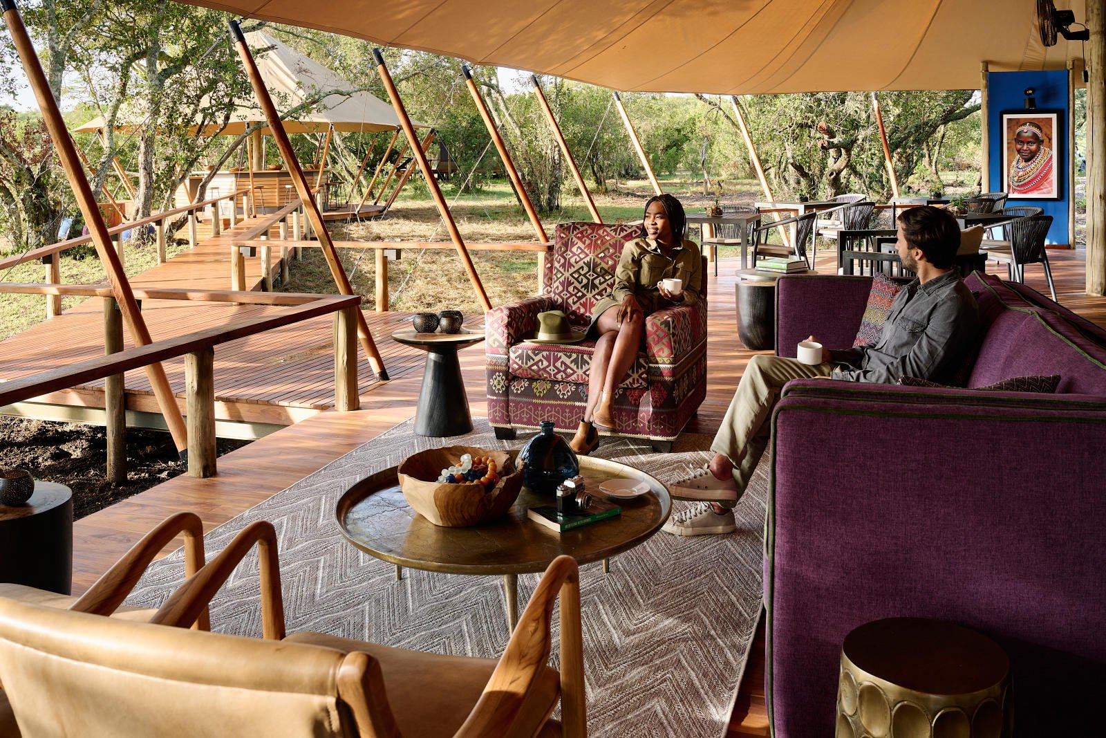Sanctuary Tambarare Luxury Tent Exterior, Olpejeta Conservancy - Endless Safaris Classic Family Safari Day 6
